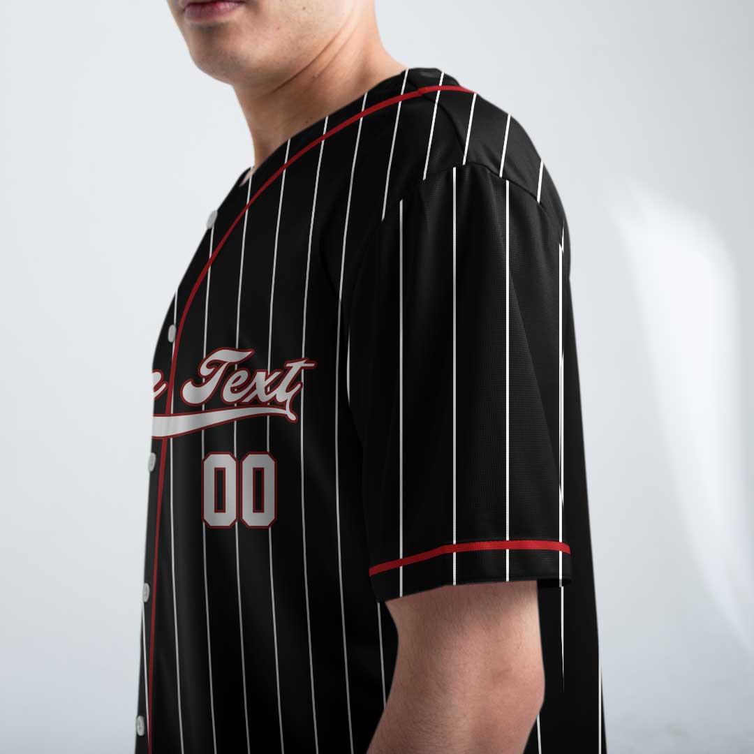 My Therapy Is Watching My Son Play Baseball - Custom Black Baseball Jersey