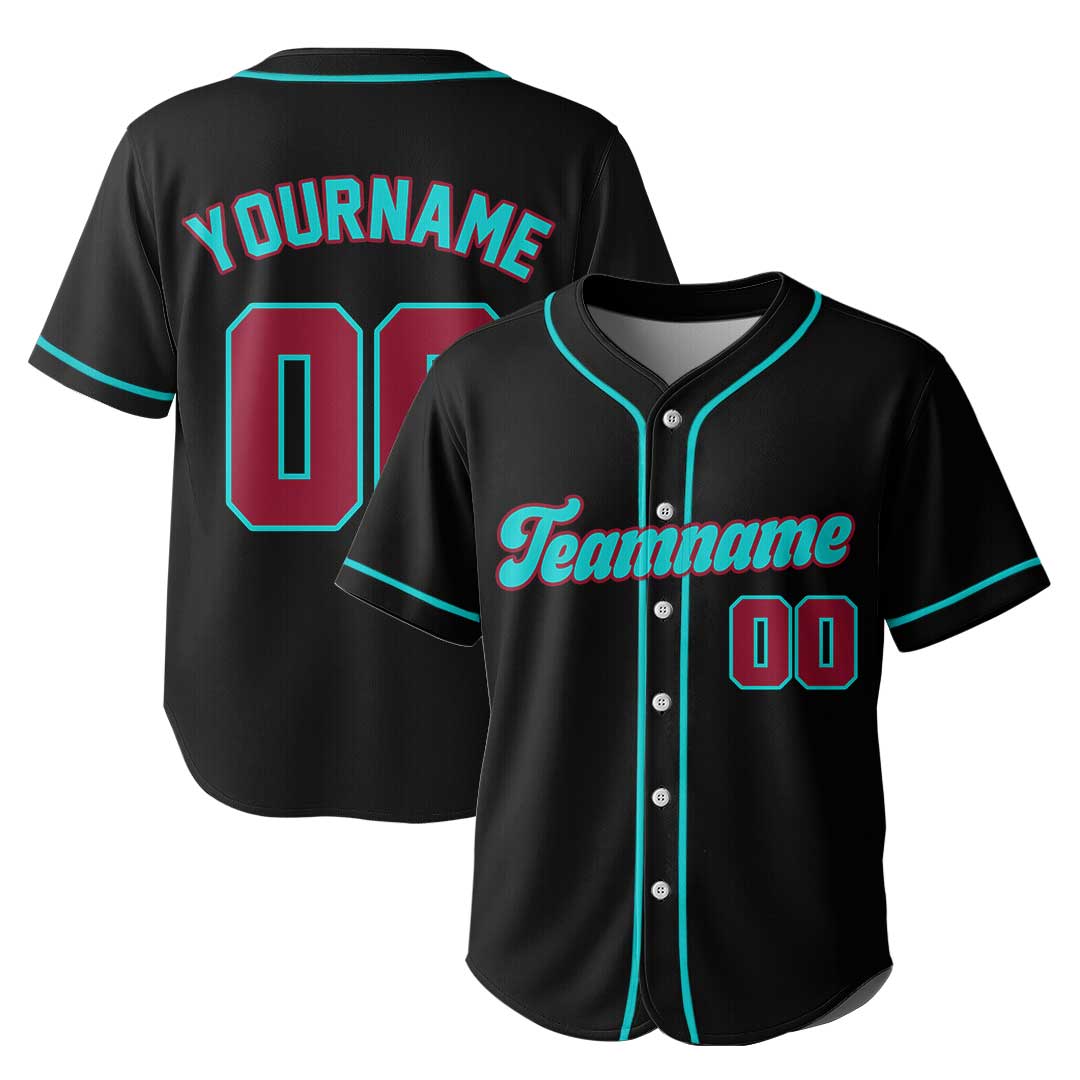 Custom Baseball Jersey with Cream Red Black