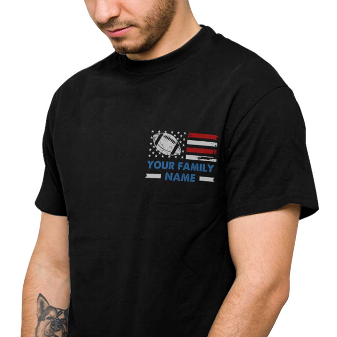 Personalized Football Legend Husband Dad Papa T-Shirt