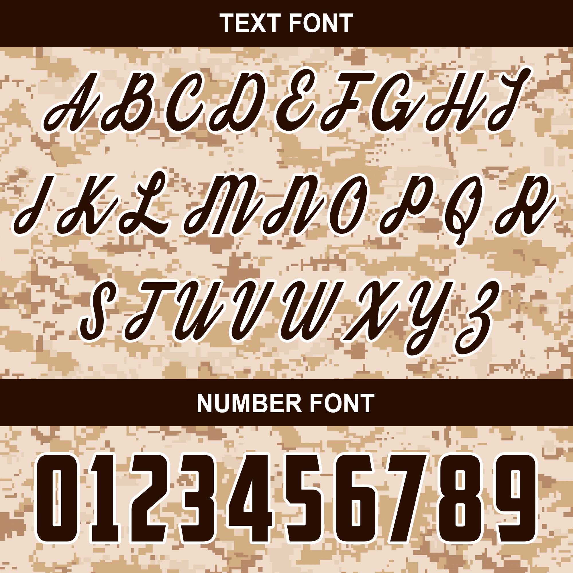 Custom Sand Camouflage Pattern Baseball Jersey