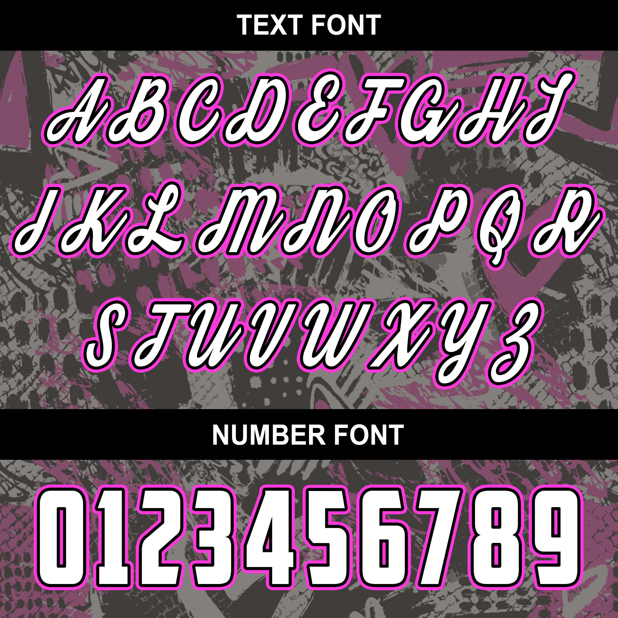 Custom Pink Ink Brush Stroke Pattern Baseball Jersey