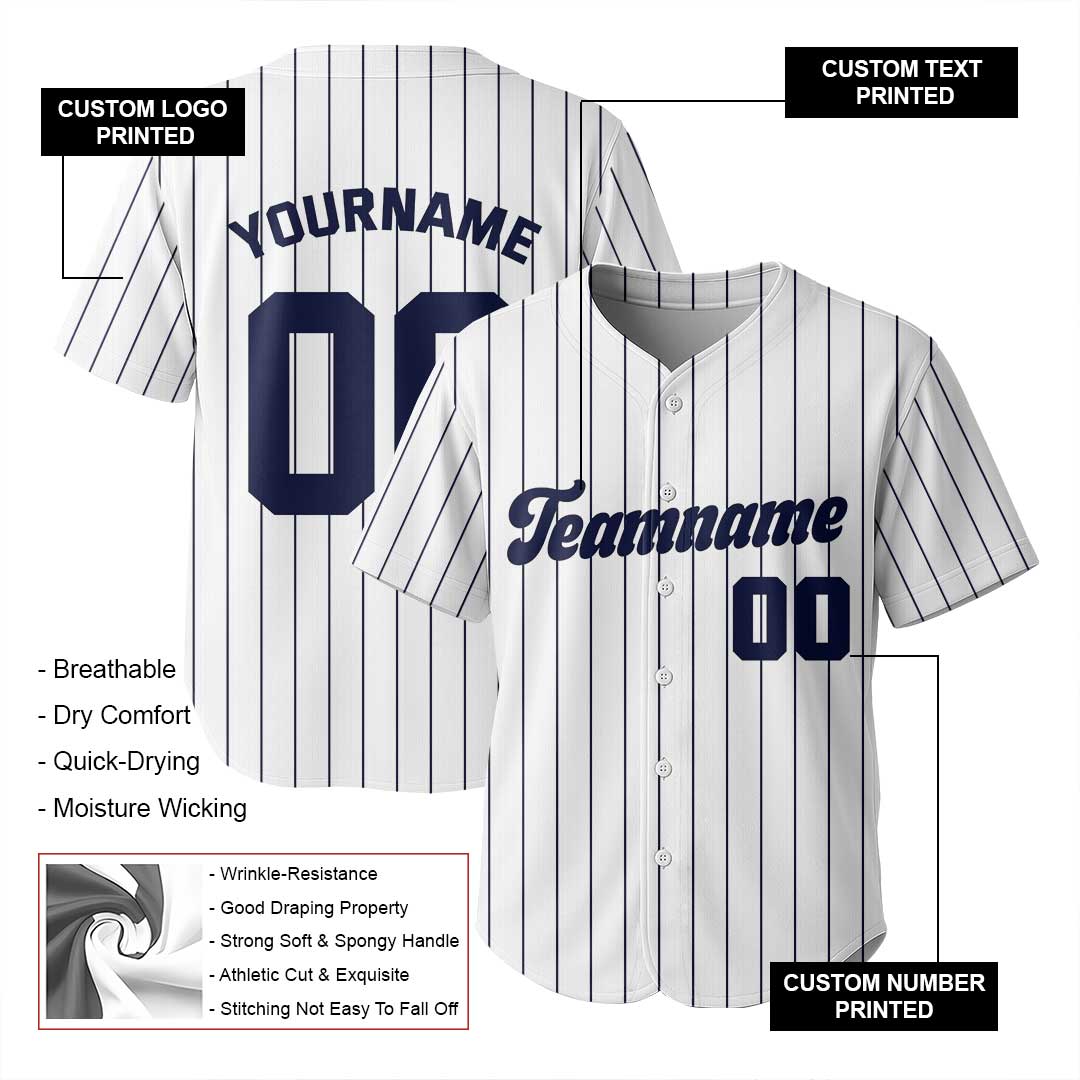 Custom Baseball Jersey with White and Grey Color