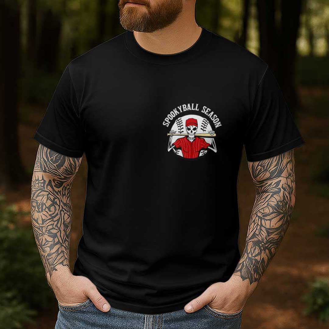 Bring Your Soul Black Baseball Halloween T-Shirt