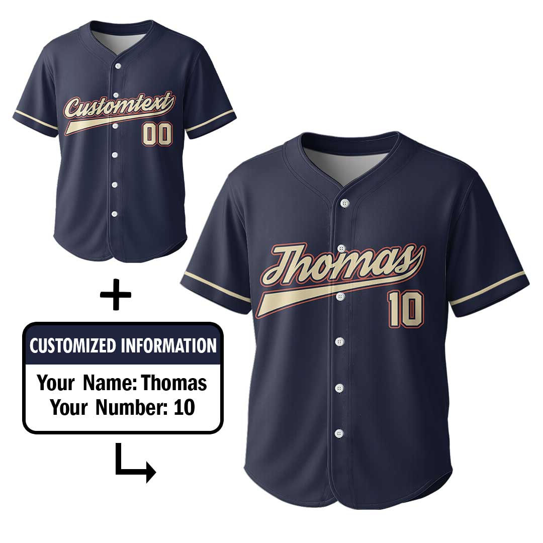 Being A Baseball Grandpa Doesn't Make Me Old - Custom Navy Yellow Baseball Jersey