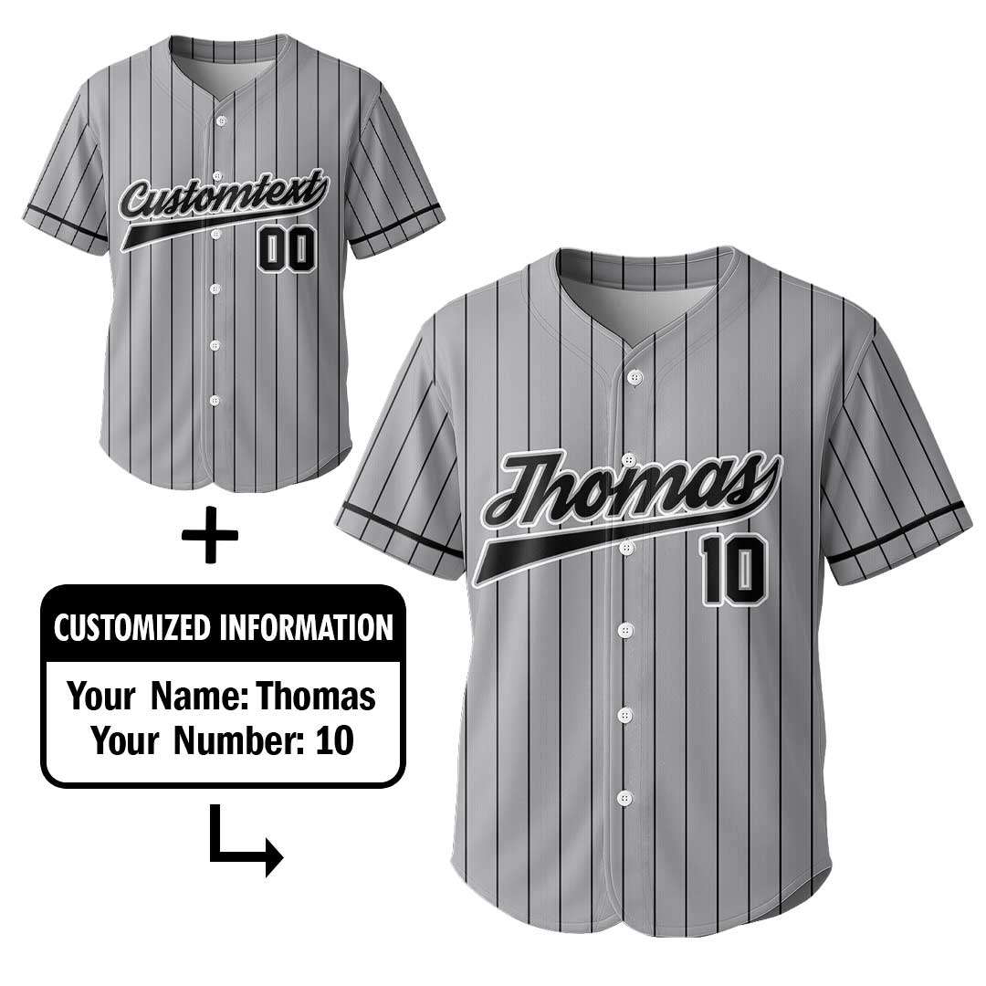 Not Grumpy Just A Seasoned Ballplayer - Custom Grey Baseball Jersey