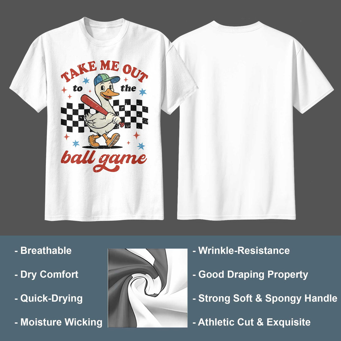 Take Me Out To The Ball Game Baseball T-Shirt
