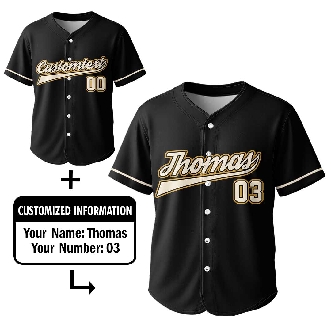Still Swinging Mostly At Mosquitoes - Custom Black Baseball Jersey