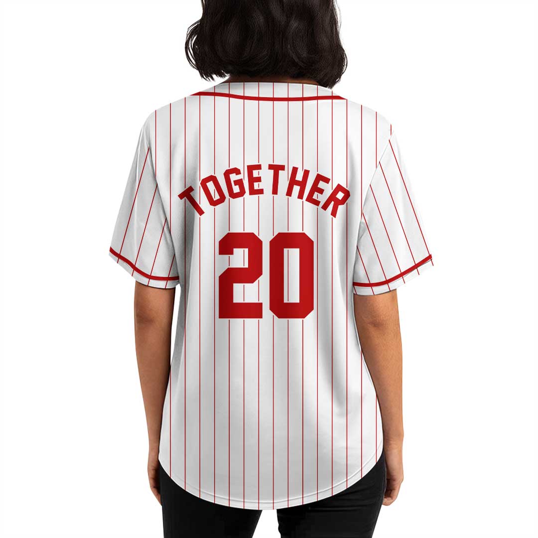 Together Since - Custom Couple Baseball Jersey