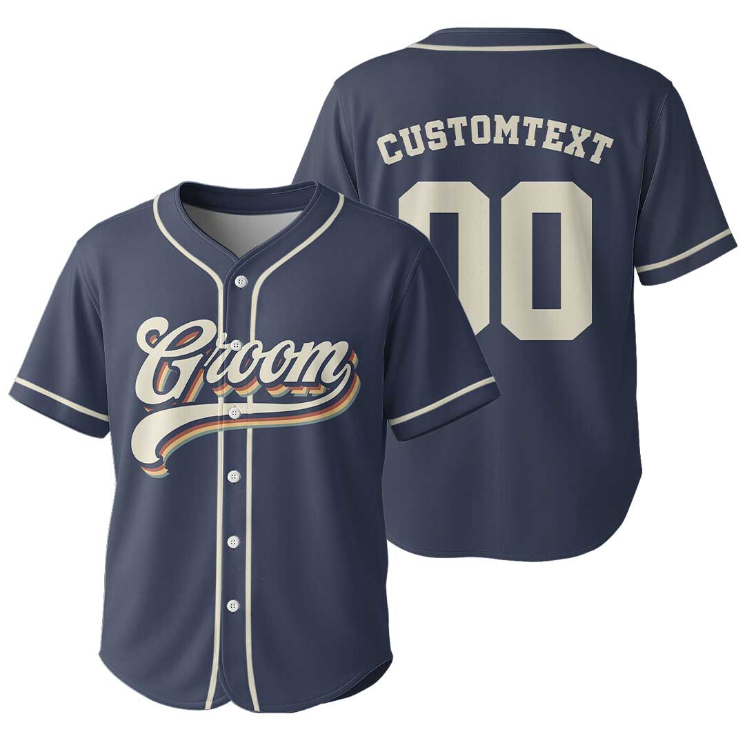 Bride and Groom - Custom Couple Baseball Jersey
