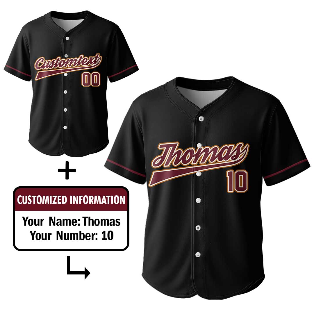 Part-Time Warm Up Partner Part-Time Pitching Machine Part-Time Baseball Critic Full-Time Dad - Custom Black Baseball Jersey