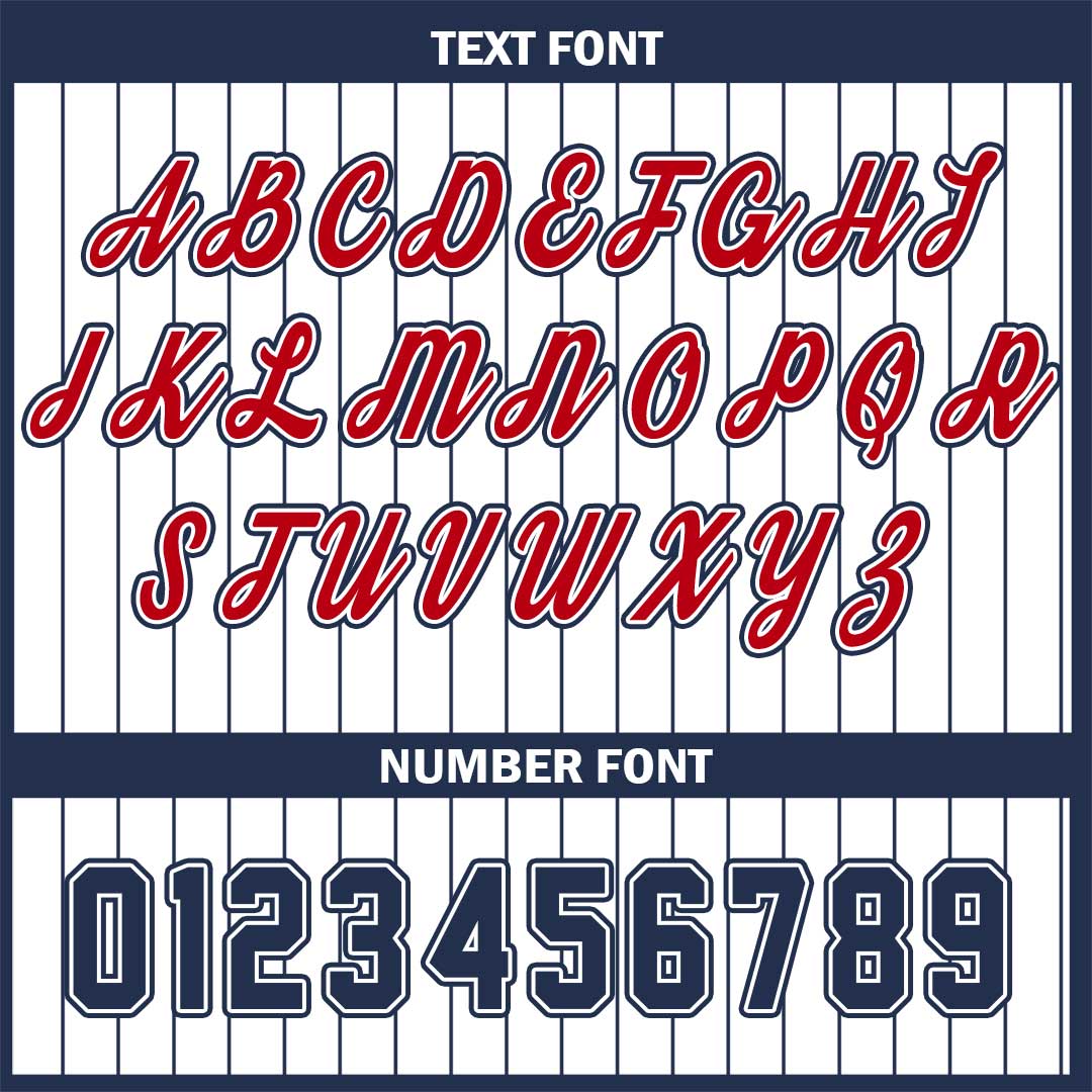 Baseball Minnesota State Series - Custom White with Navy Stripes Baseball Jersey