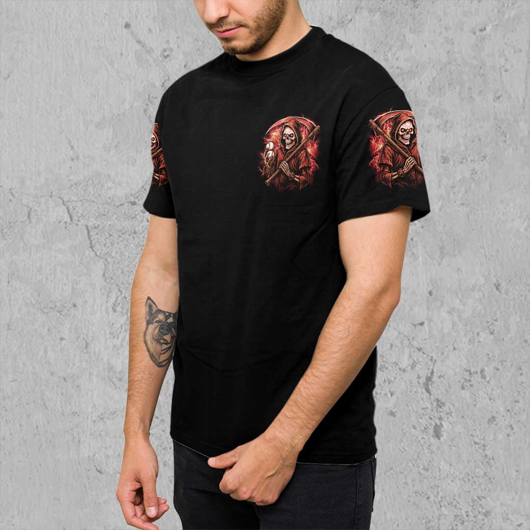 I've Got Balls And I Know How To Use Them All Over Print Skull Baseball T-Shirt