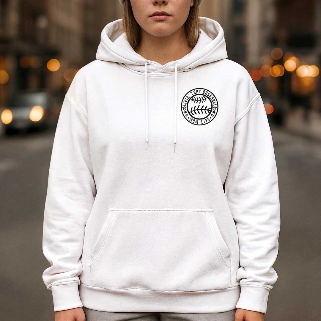 Baseball Mom My Wallet Plays Harder Than Me - All Over Print Baseball Hoodie