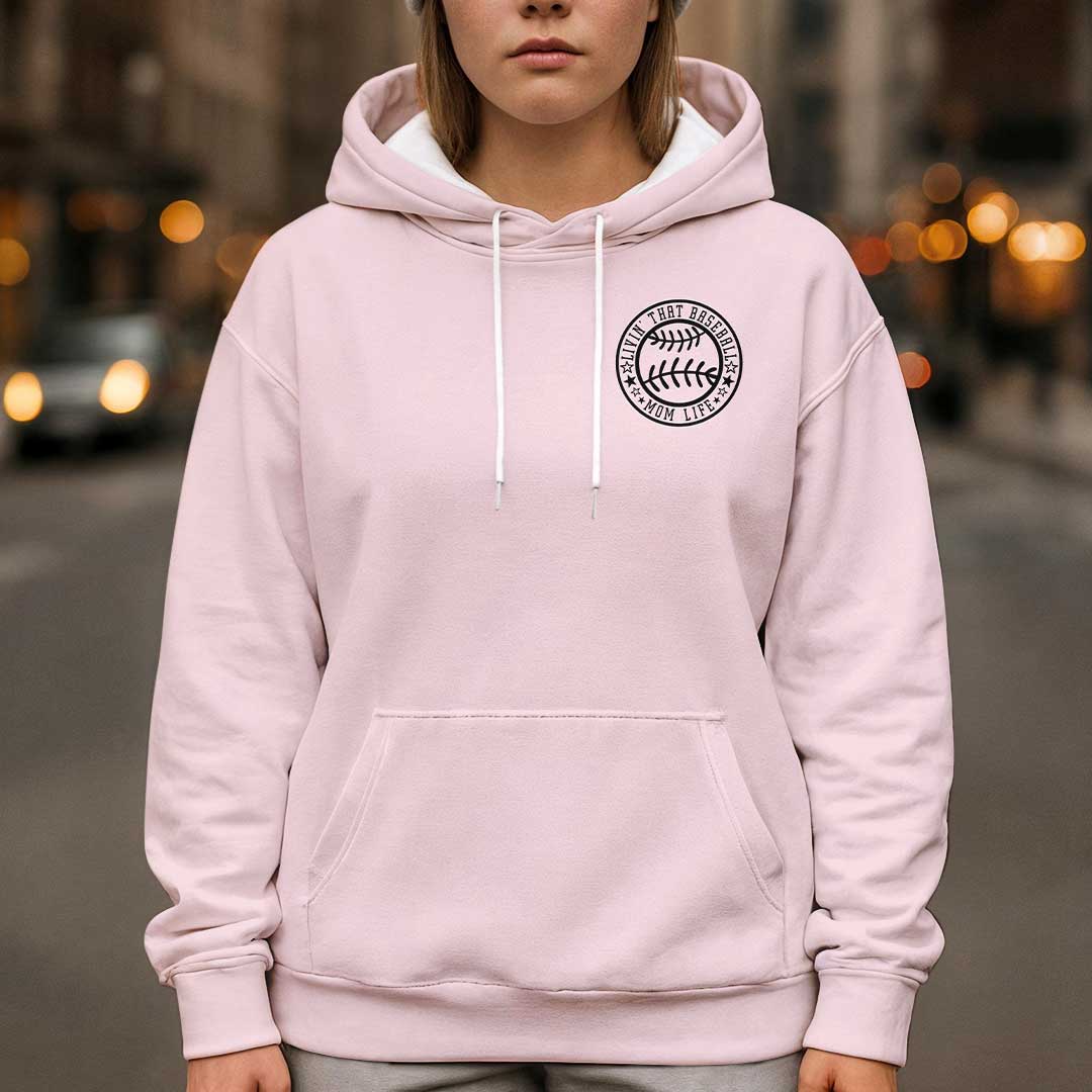 Baseball Mom My Wallet Plays Harder Than Me - All Over Print Baseball Hoodie