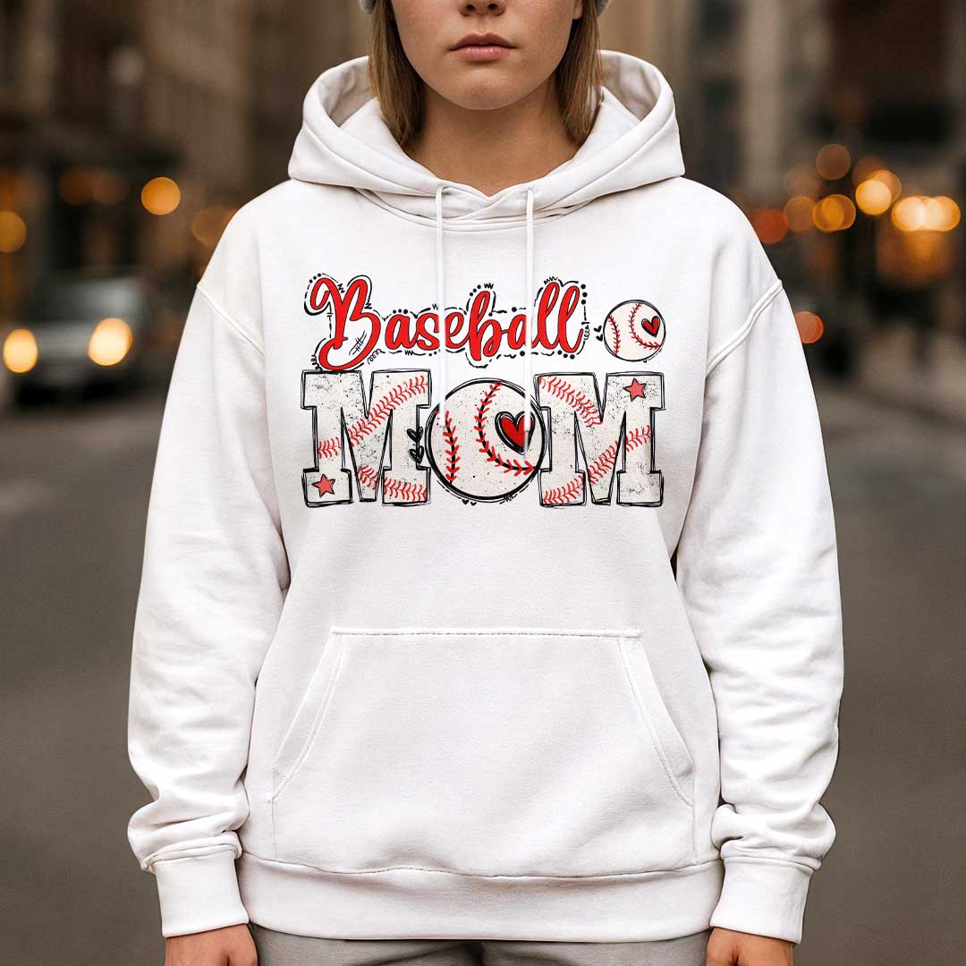 Baseball Mom Raising Ballers Paying Bills - All Over Print Baseball Hoodie