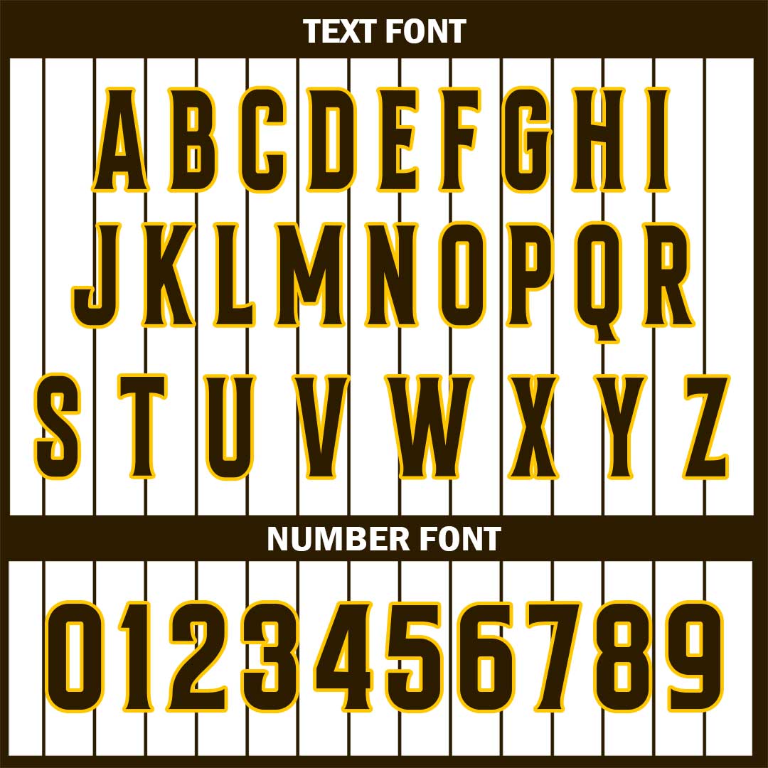 Custom Baseball Jersey with Brown and White Color