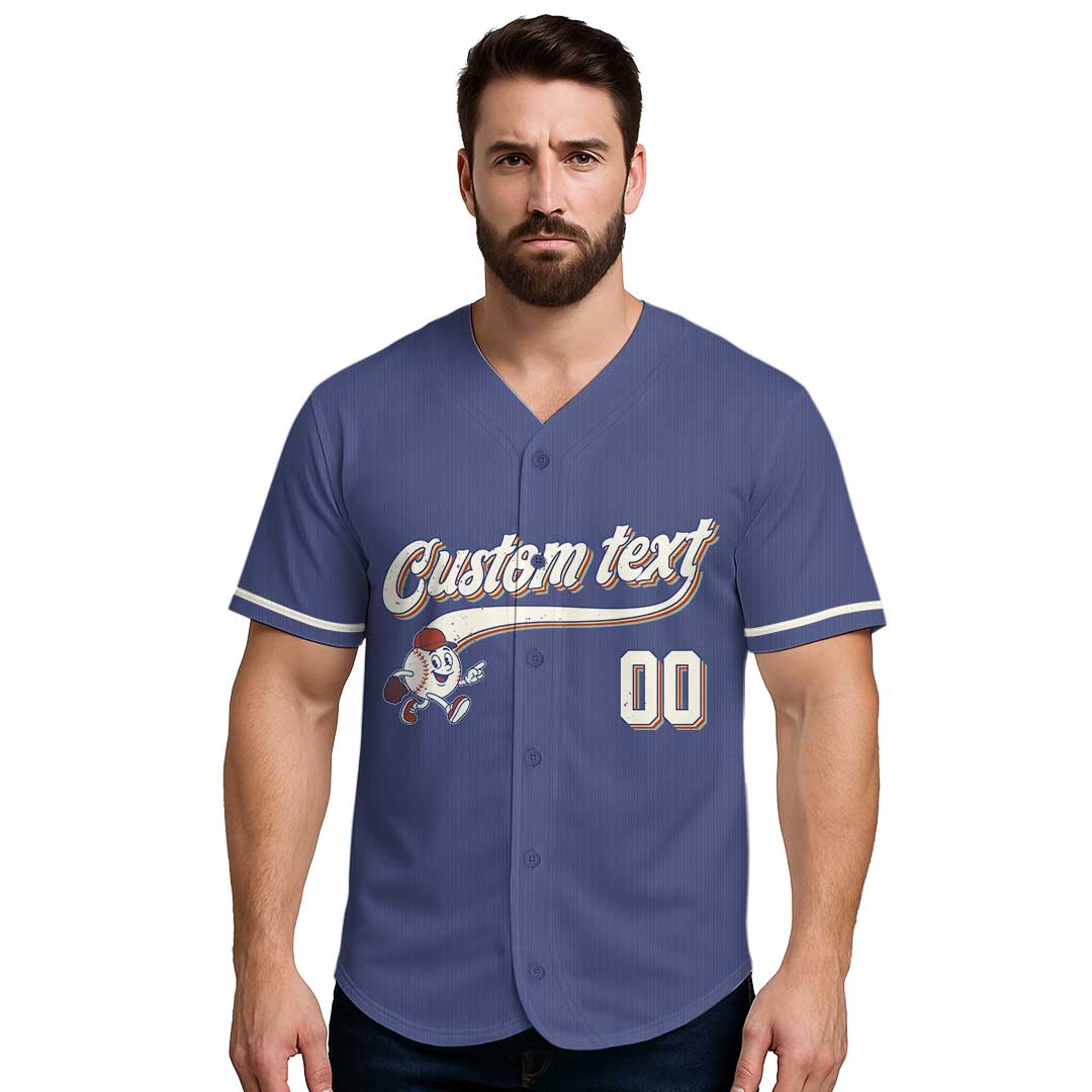 Grippin Seams Chasin Dreams - Custom Vintage Navy Baseball Jersey