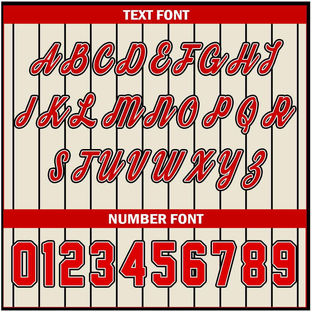 Calm Your Mitts - Custom Cream with Black Stripes Baseball Jersey