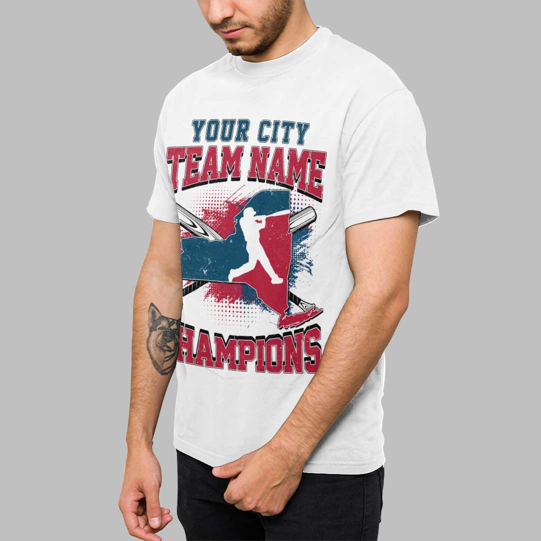 New York Baseball Team Champions Baseball T-Shirt