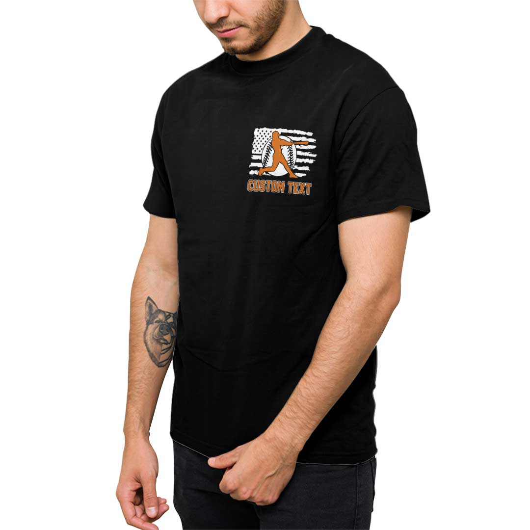 Before I Was A Grandpa I Was A Baseball Player Black Baseball T-Shirt