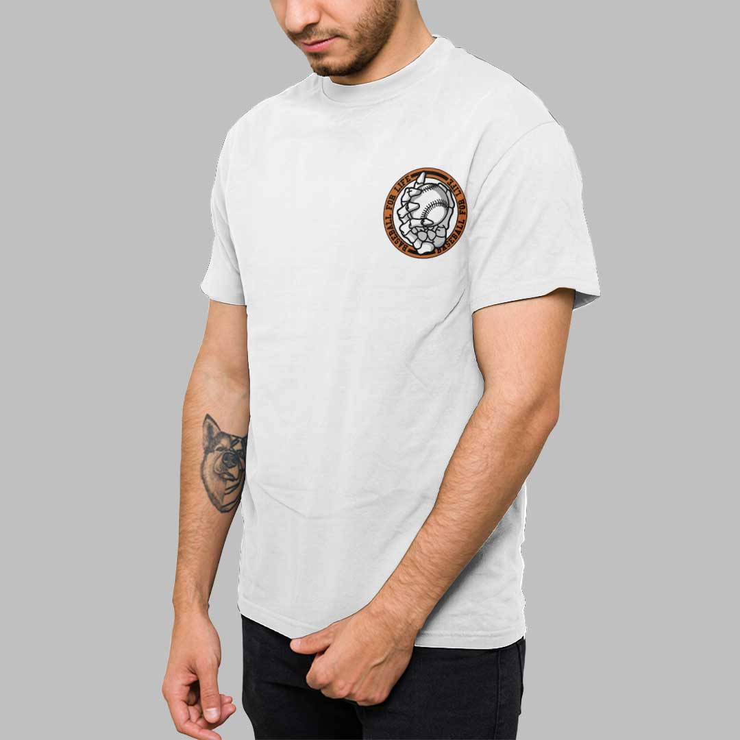 It's Baseball Postseason Black White Baseball Halloween T-Shirt