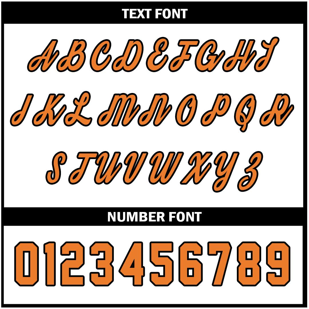 Spooky Season - Custom White Orange Halloween Baseball Jersey