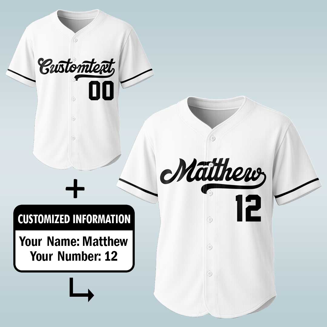 Baseball Dad Don't Just Look Crazy - Custom White Baseball Jersey