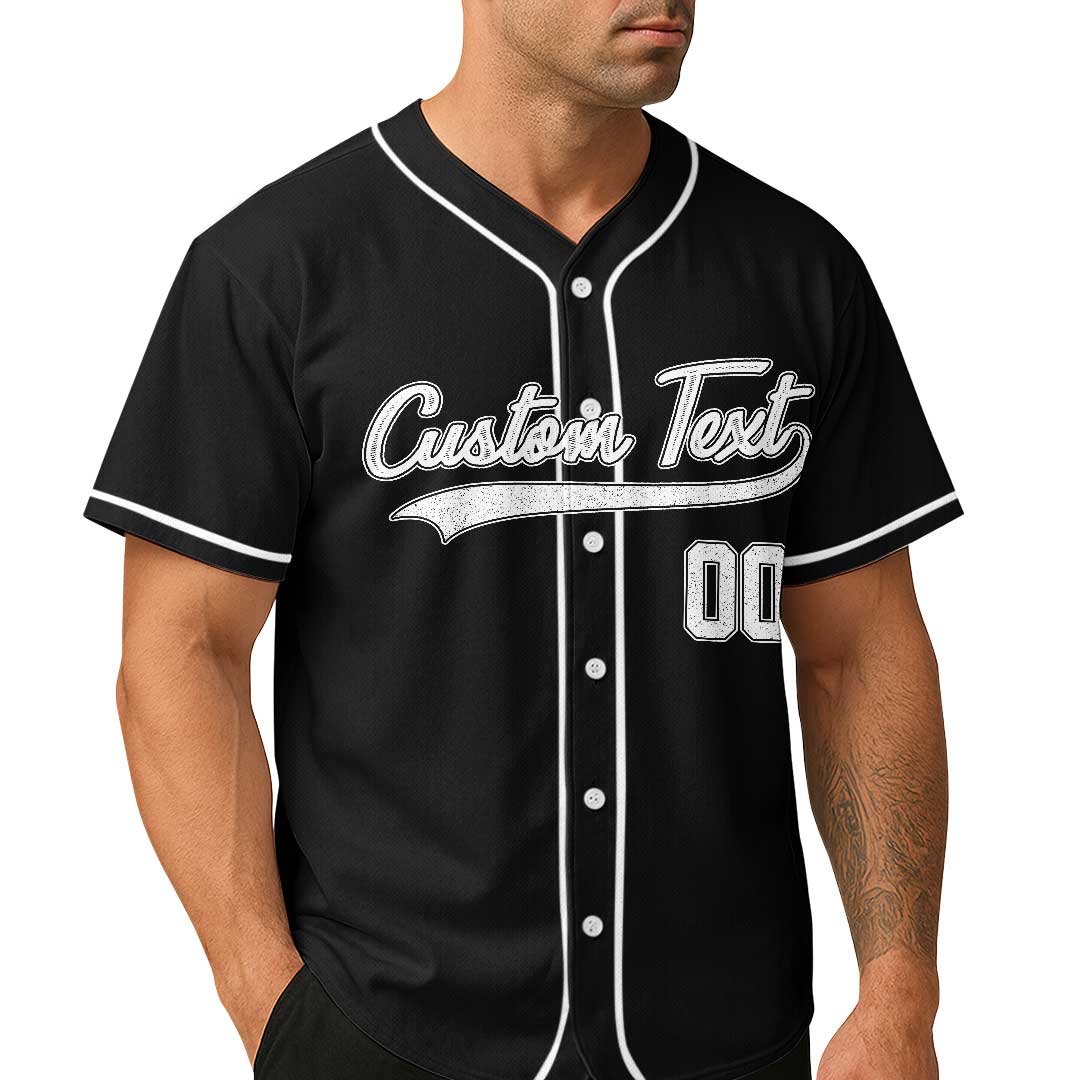 Lead The League In Back Pain - Custom Black Baseball Jersey