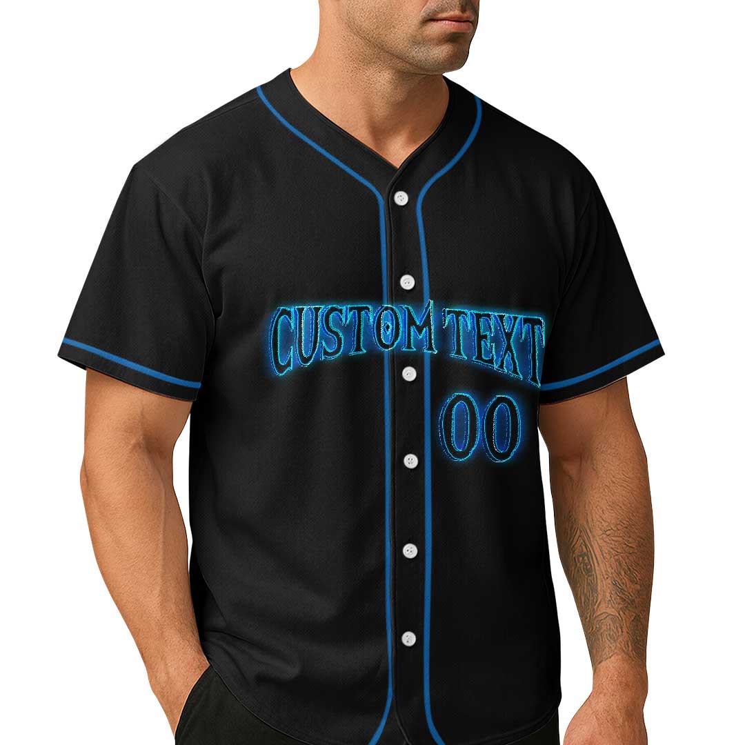 I Have Two Titles and I Rock Them Both - Custom Black Skull Baseball Jersey