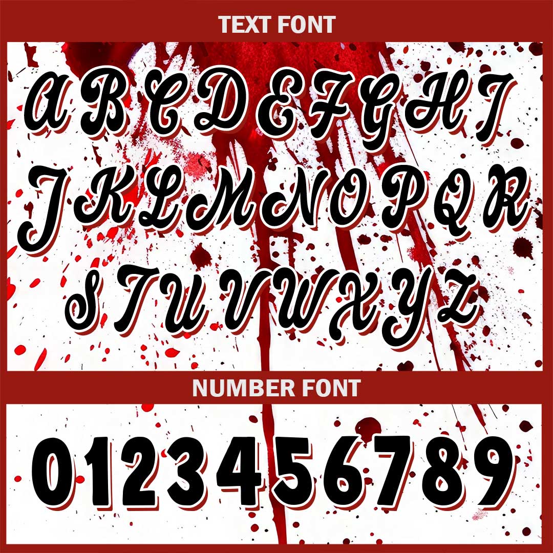 Custom Halloween Costume Ripped Zombies Cosplay Baseball Jersey