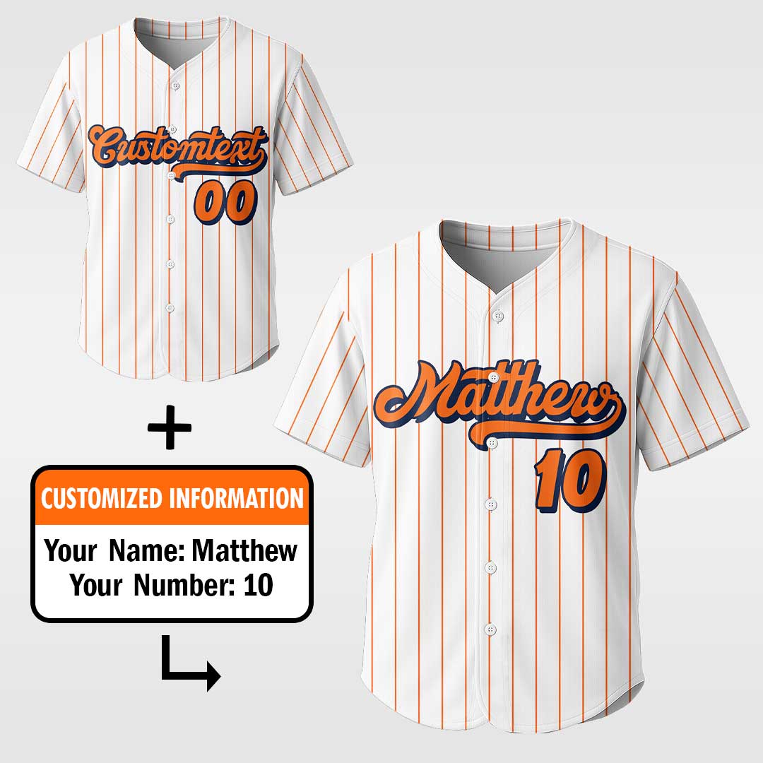 Future All Star - Custom Groovy White Baseball Jersey