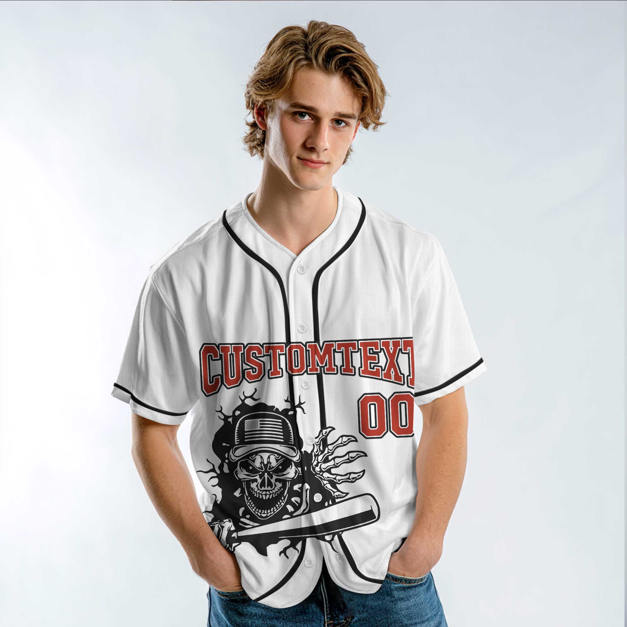Haters Gonna Hate Players Gonna Play - Custom White Baseball Jersey
