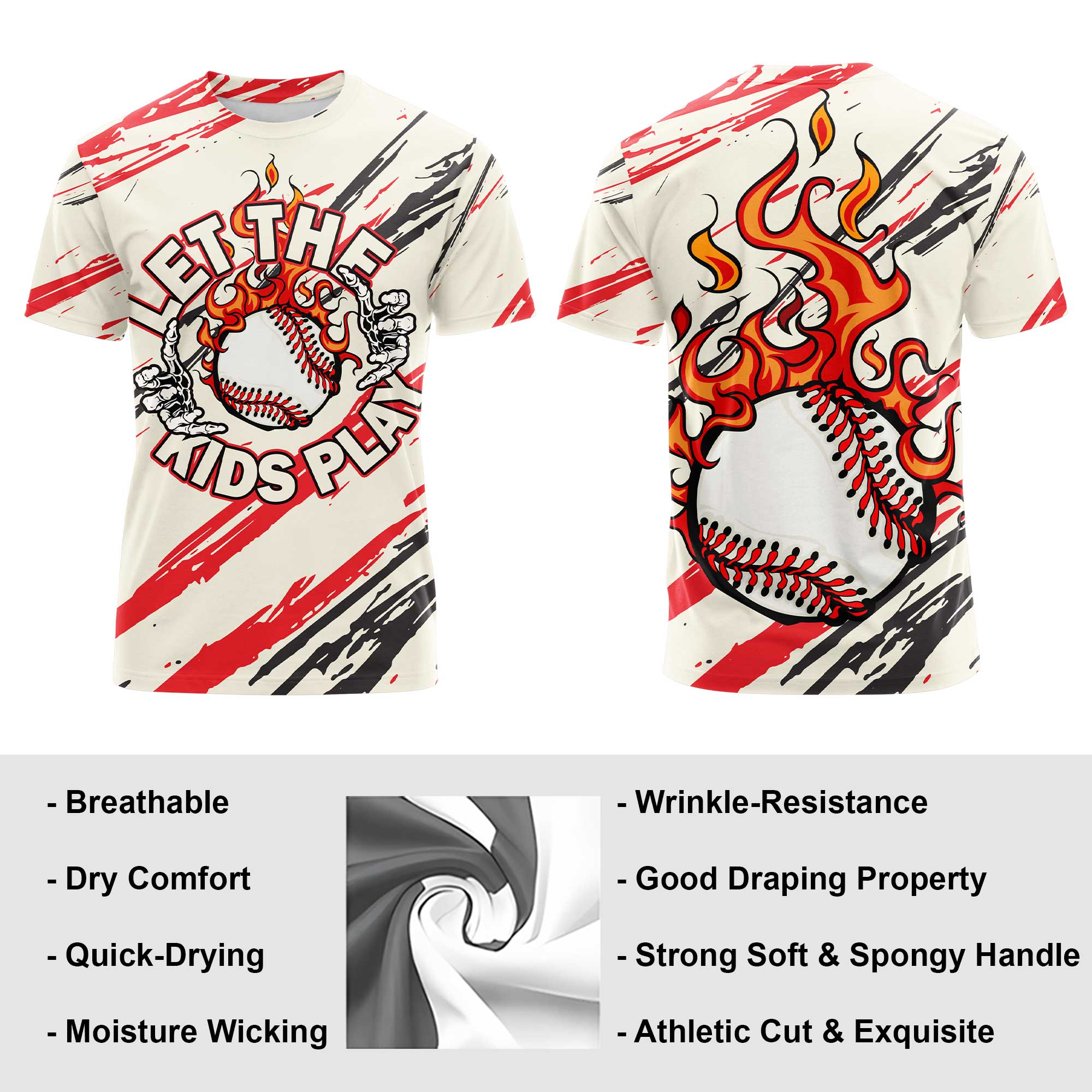 Let The Kids Play All Over Print T-Shirt