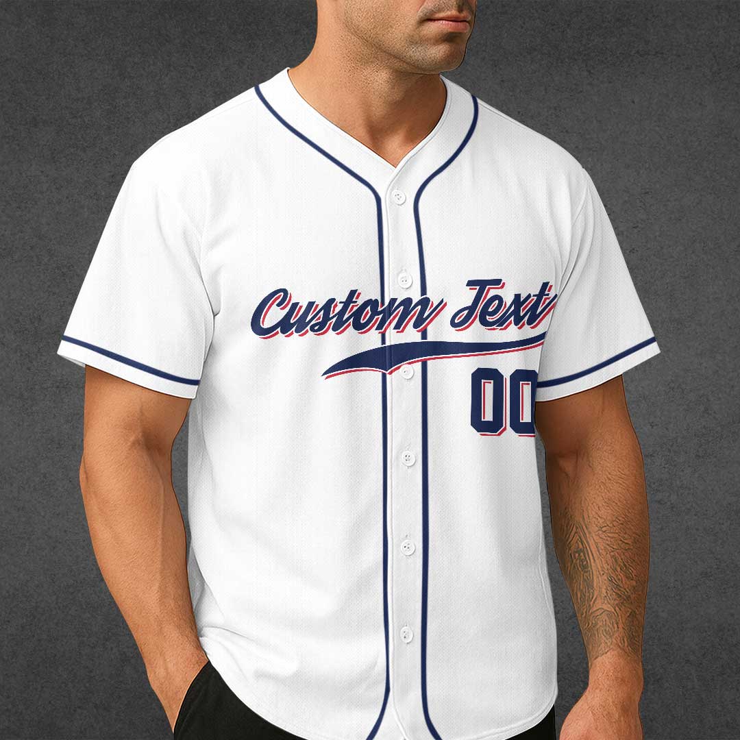 Baseball Give Old Man Patience and Rage - Custom White Baseball Jersey