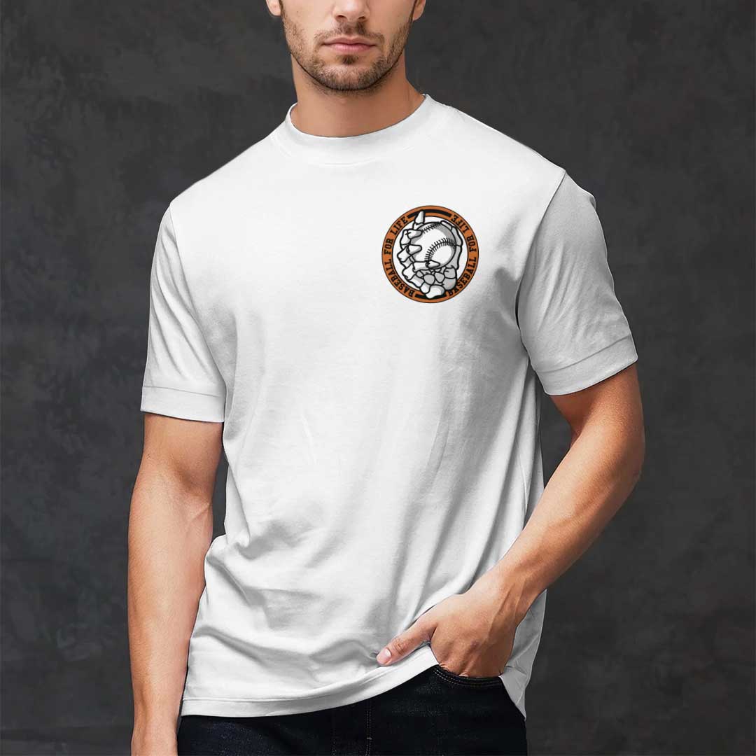 It's Baseball Postseason Black White Baseball Halloween T-Shirt