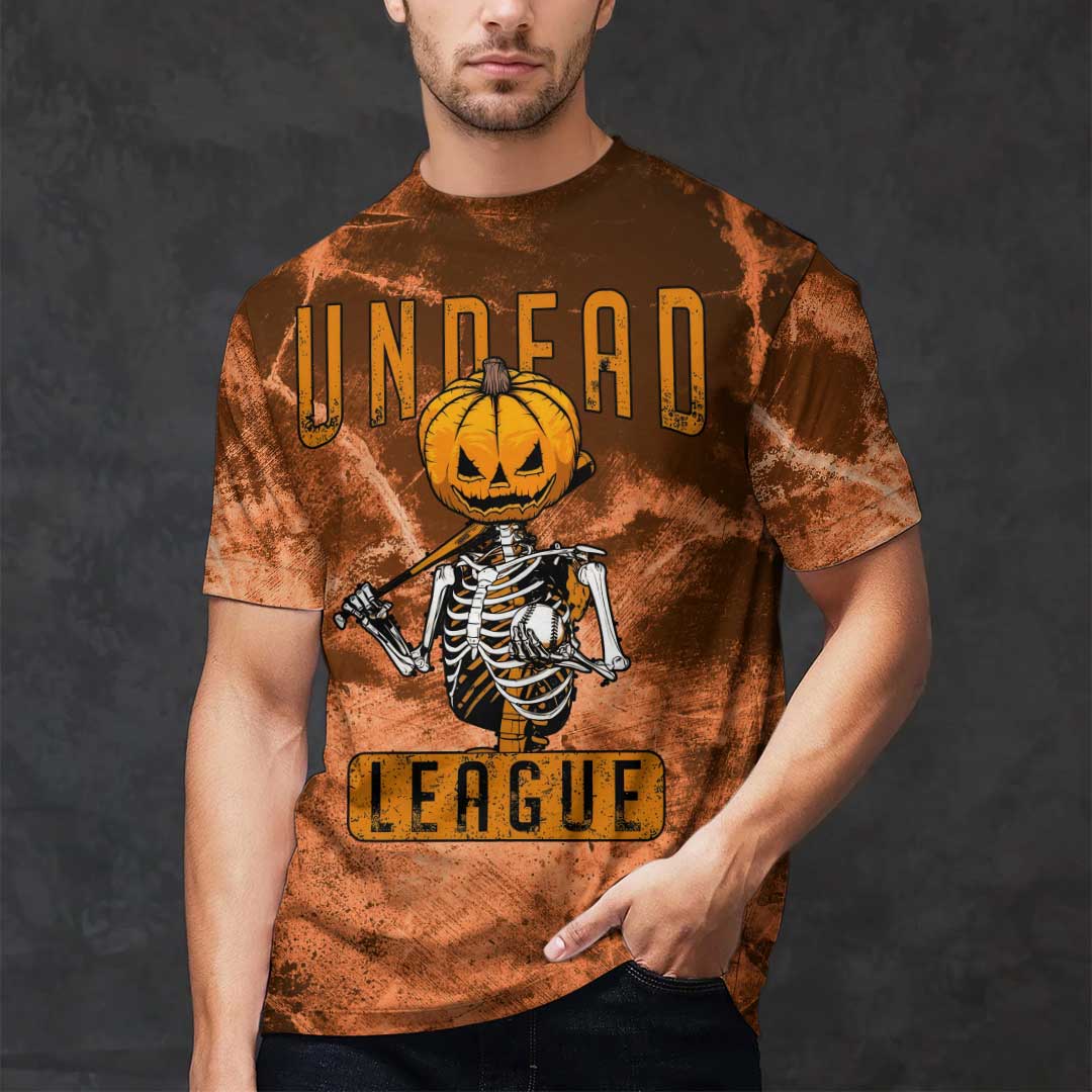Undead League All Over Print Halloween T-Shirt