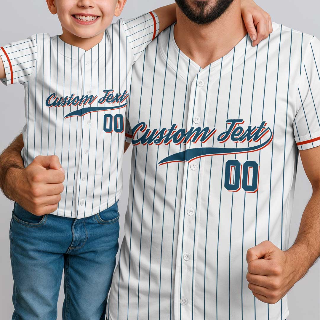 Coach and Chaos Duo - Custom Family Matching Baseball Jersey