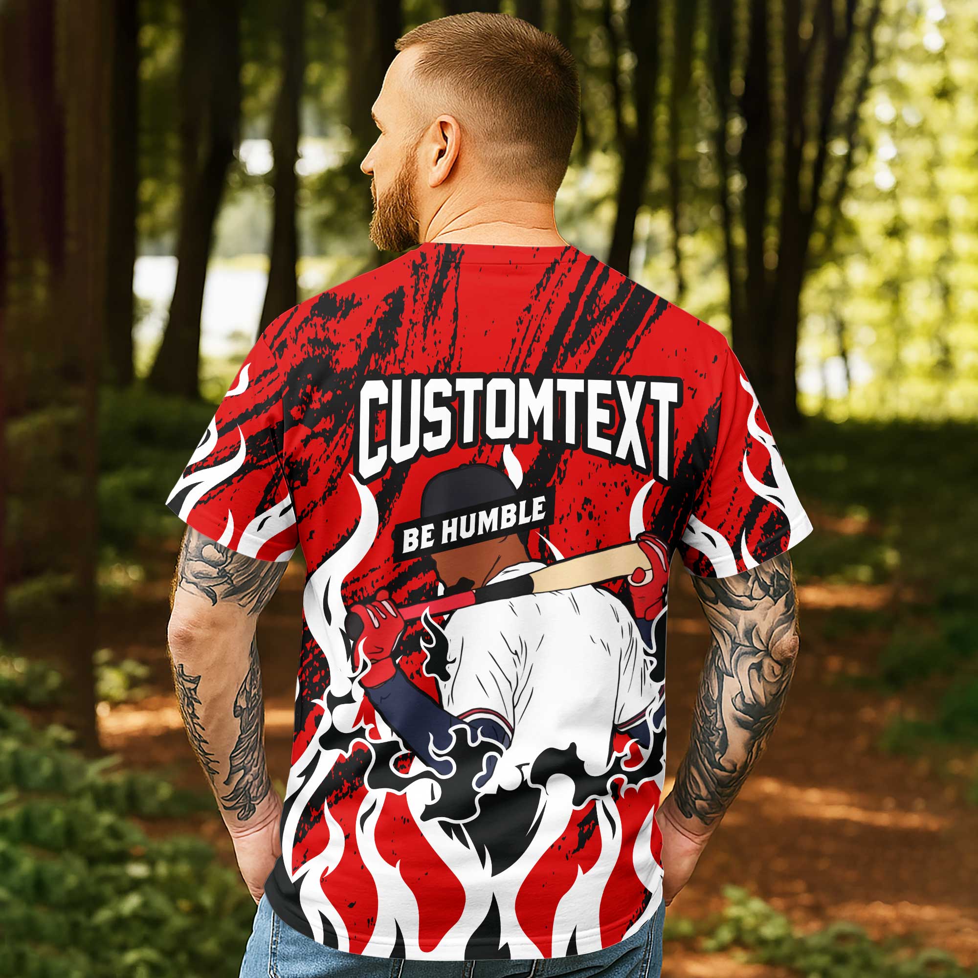 BE HUMBLE Custom All Over Print T-Shirt