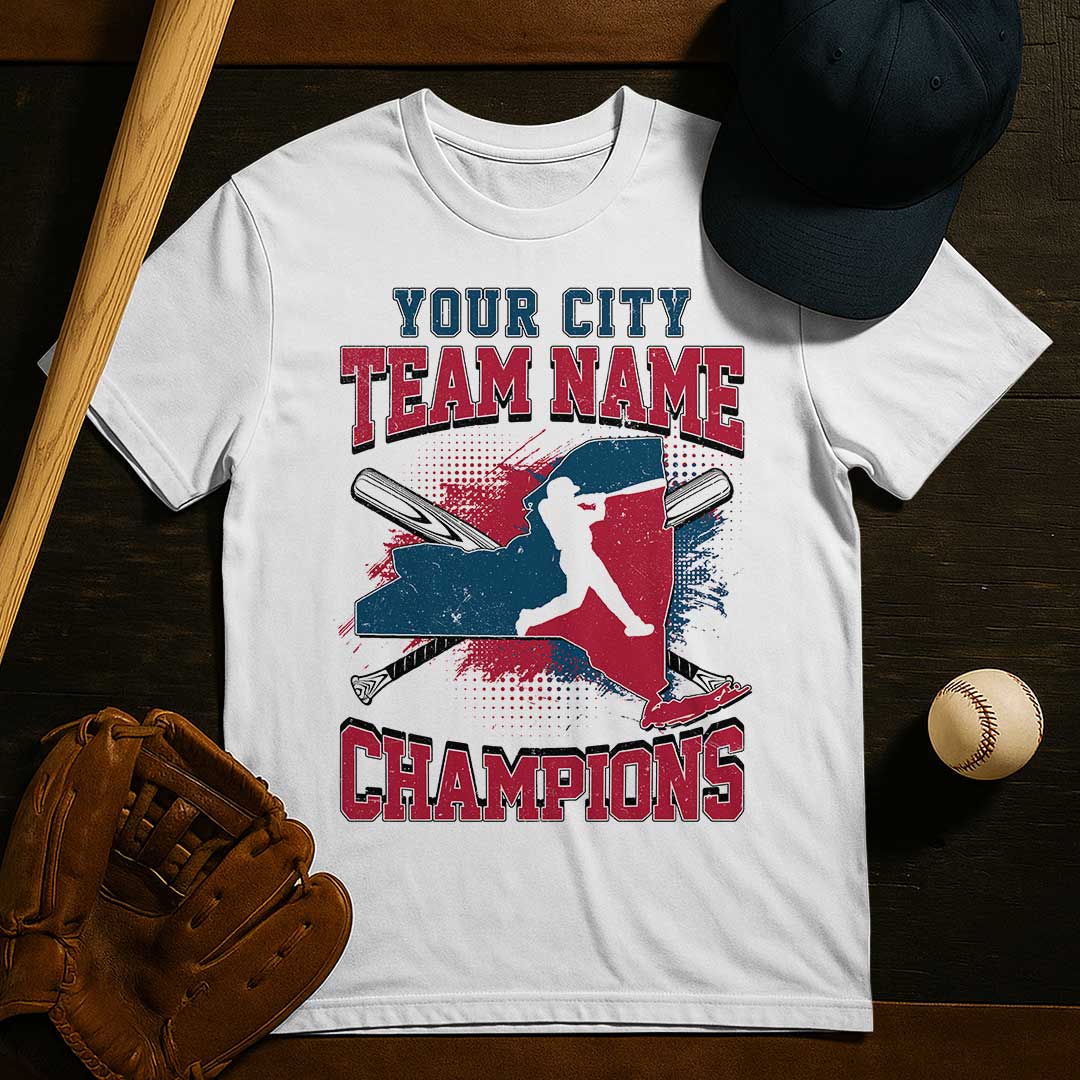 New York Baseball Team Champions Baseball T-Shirt